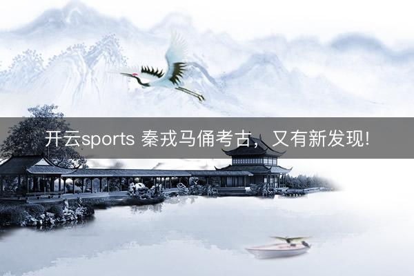 开云sports 秦戎马俑考古,又有新发现!