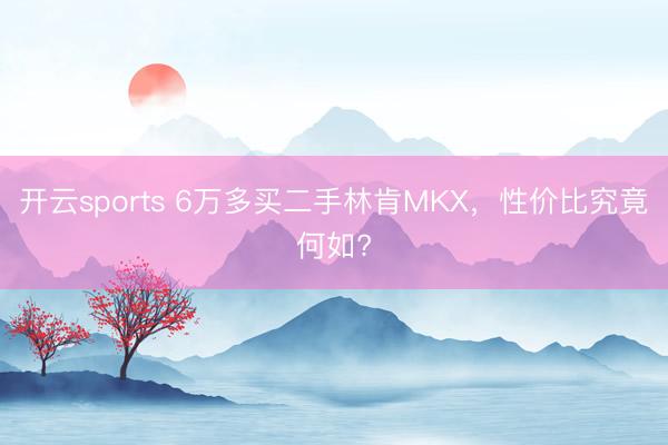 开云sports 6万多买二手林肯MKX，性价比究竟何如?